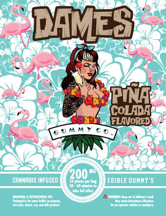 DAMES THC GUMMIES | 200MG EDIBLES