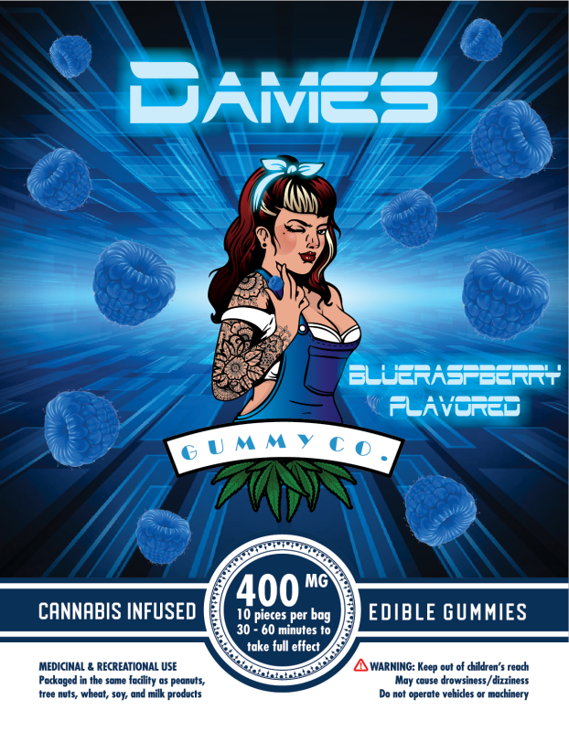 DAMES THC GUMMIES | 400MG EDIBLES