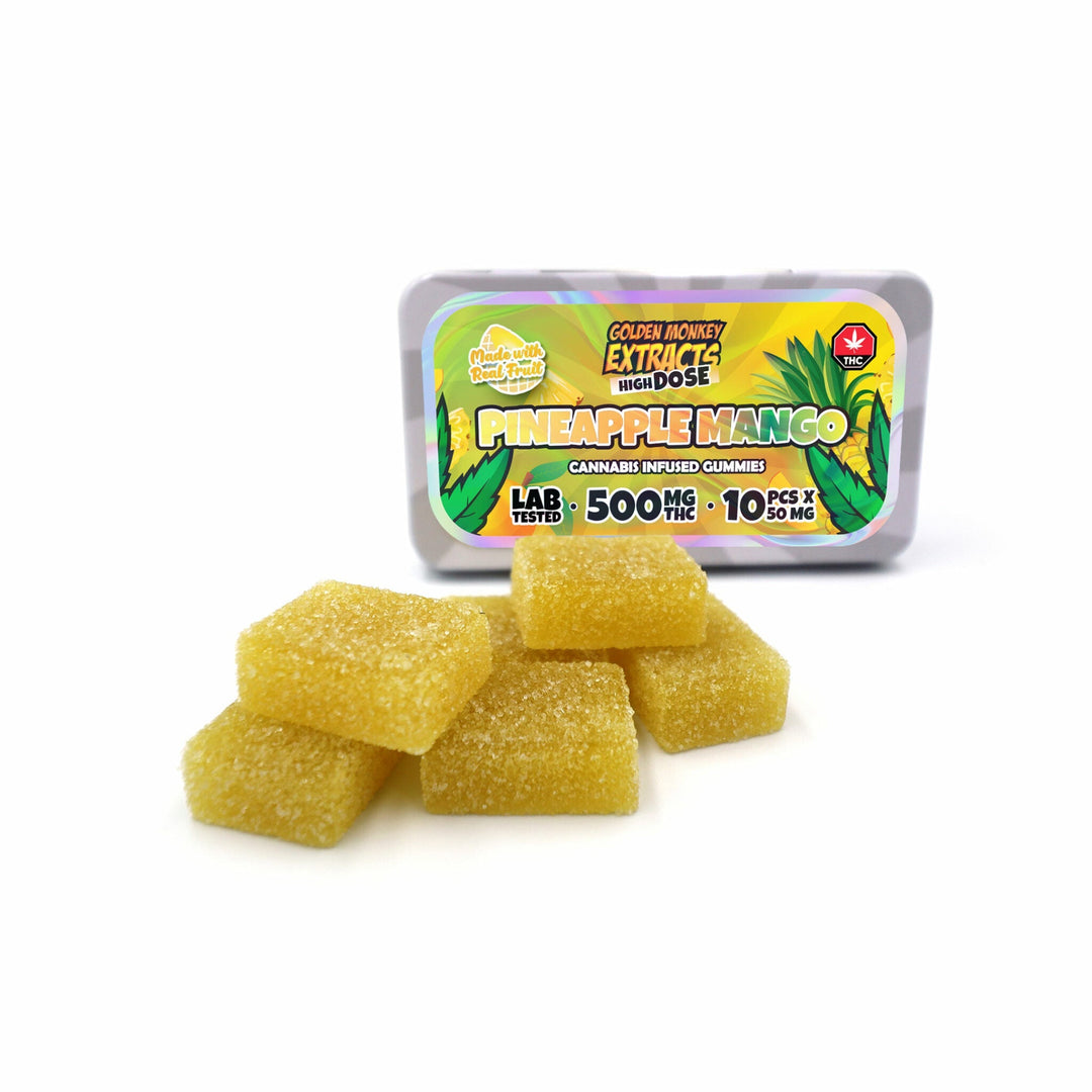 GOLDEN MONKEY EXTRACTS HIGH DOSE THC GUMMIES | 500MG EDIBLES