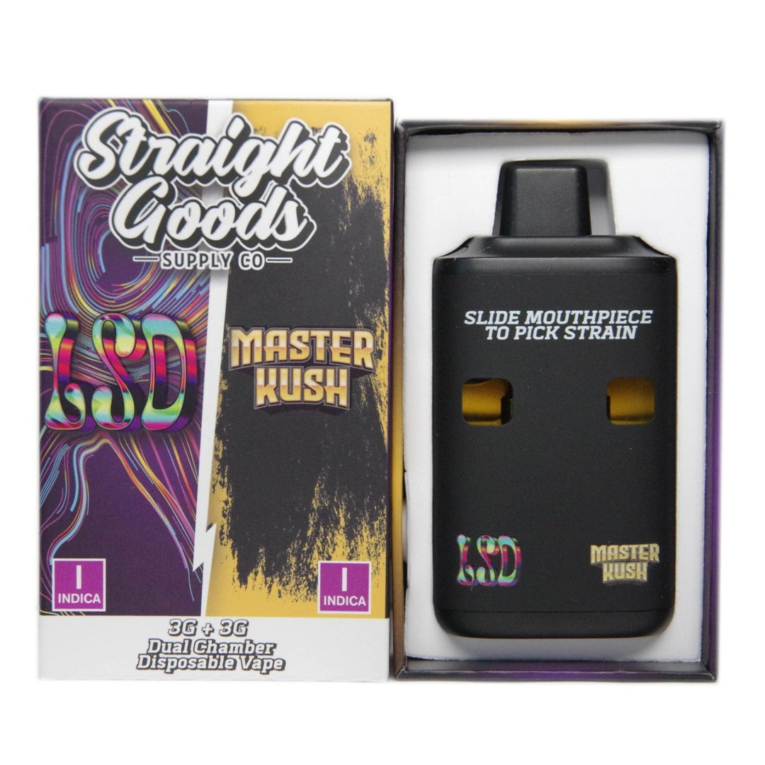 STRAIGHT GOODS SUPPLY CO THC DUAL DISPOSABLE VAPE PEN | 6000MG