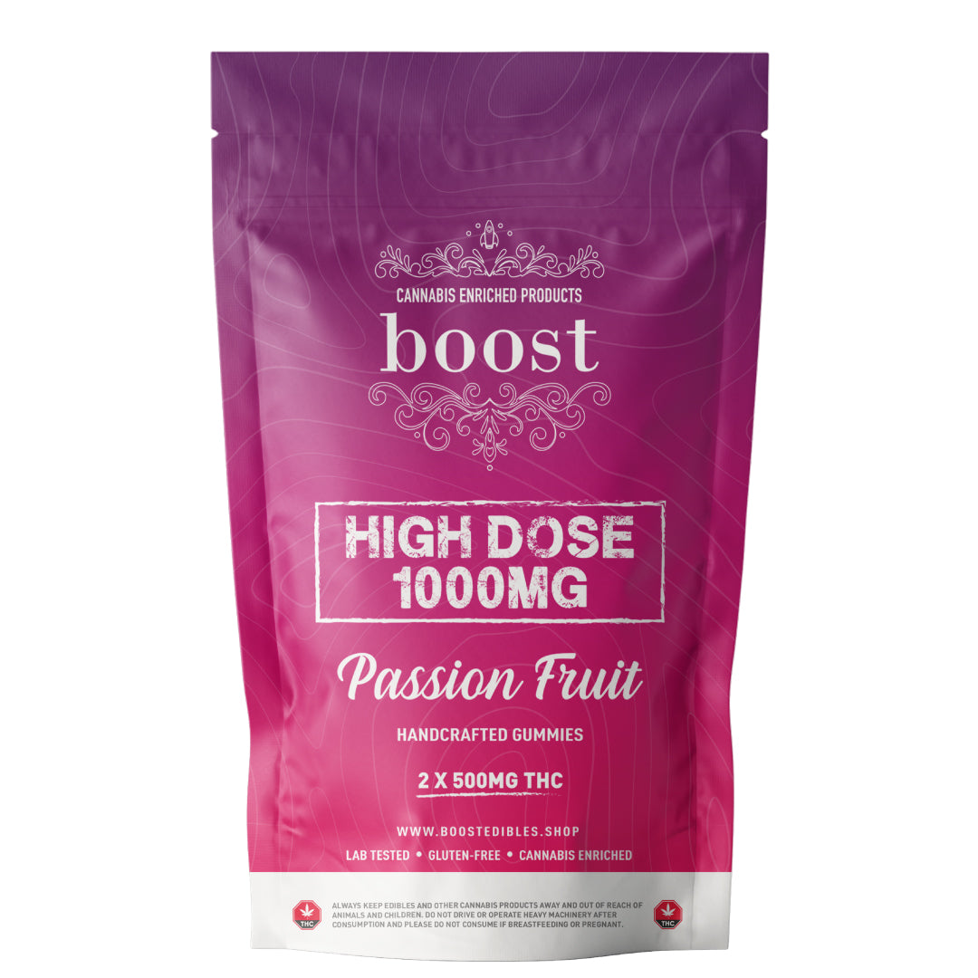 BOOST HIGH DOSE THC GUMMIES | 1000MG EDIBLES