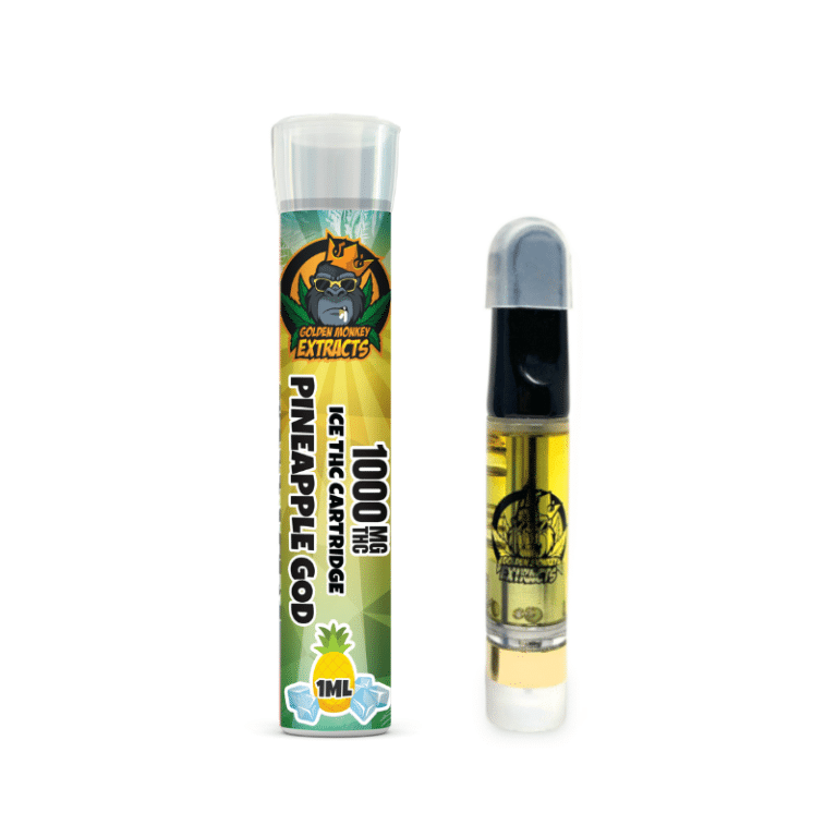 GOLDEN MONKEY EXTRACTS THC 510 ICED VAPE CART | 1000MG