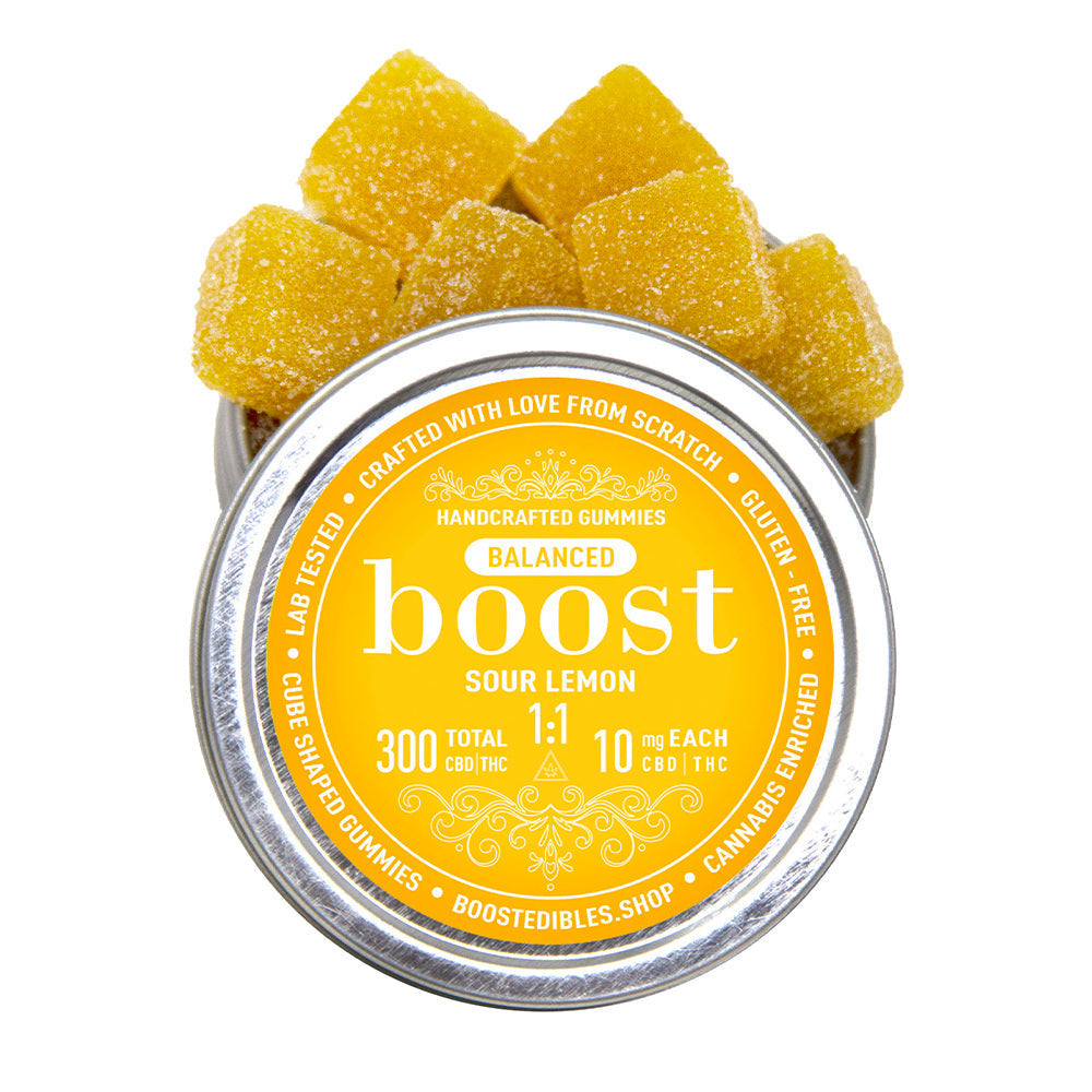 BOOST GOMMES ÉQUILIBRÉES THC+CBD 1:1 | ALIMENTS 300MG 