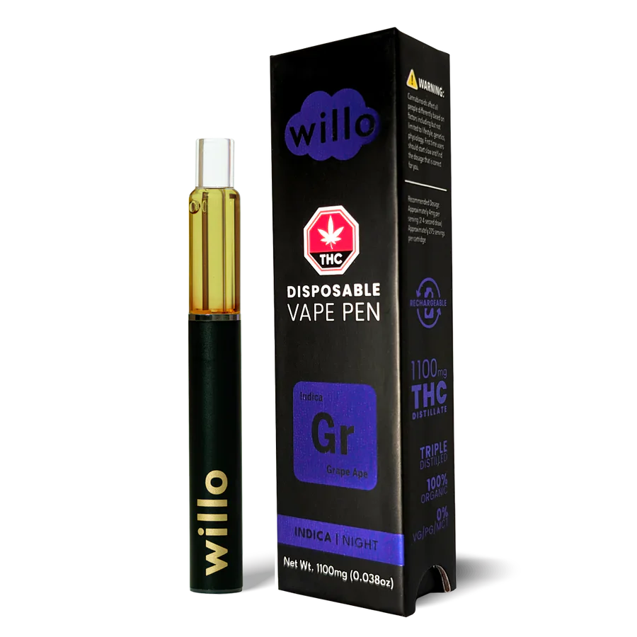 STYLO VAPE JETABLE AU THC WILLO | 1100MG