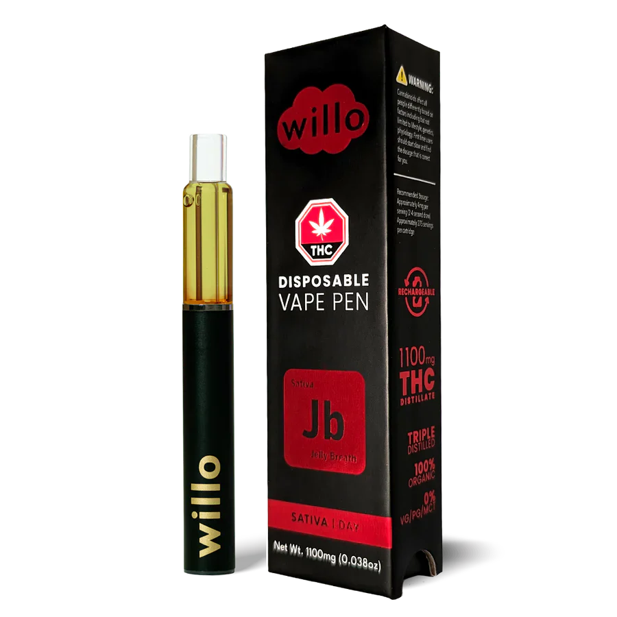 STYLO VAPE JETABLE AU THC WILLO | 1100MG