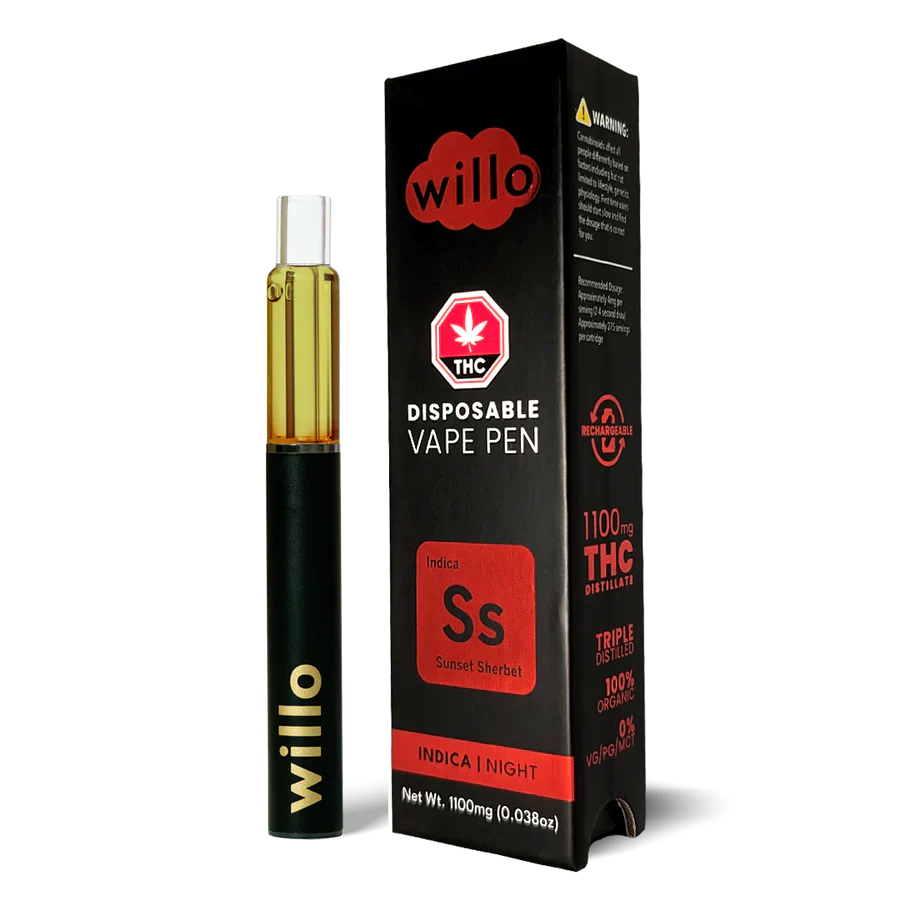 STYLO VAPE JETABLE AU THC WILLO | 1100MG