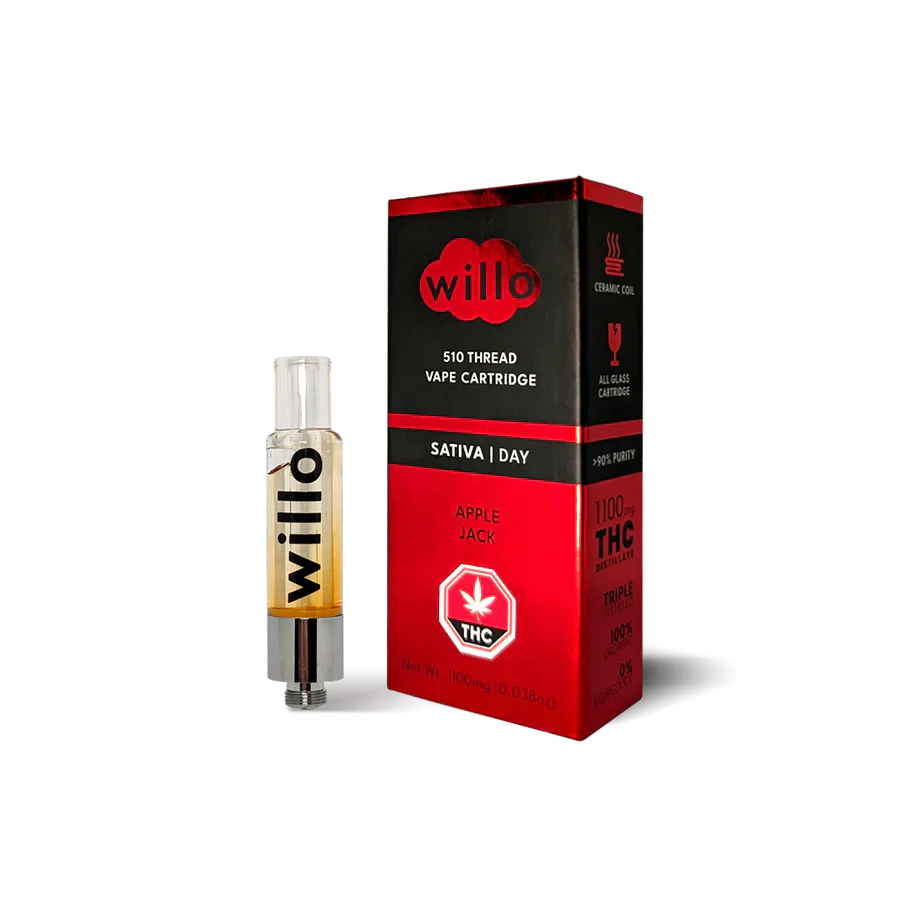 WILLO THC 510 VAPE CART | 1100MG