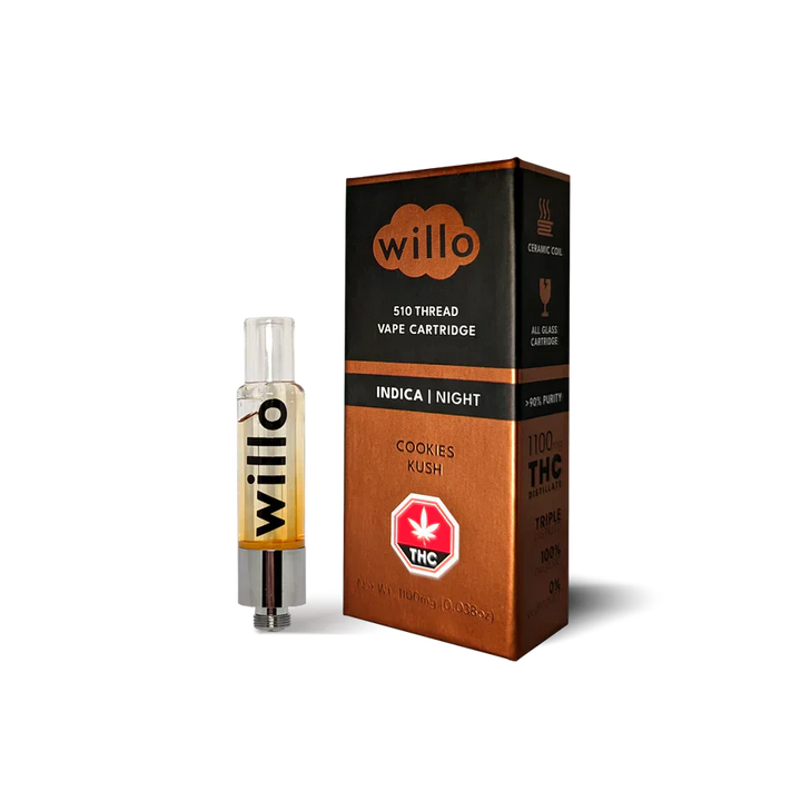 WILLO THC 510 VAPE CART | 1100MG