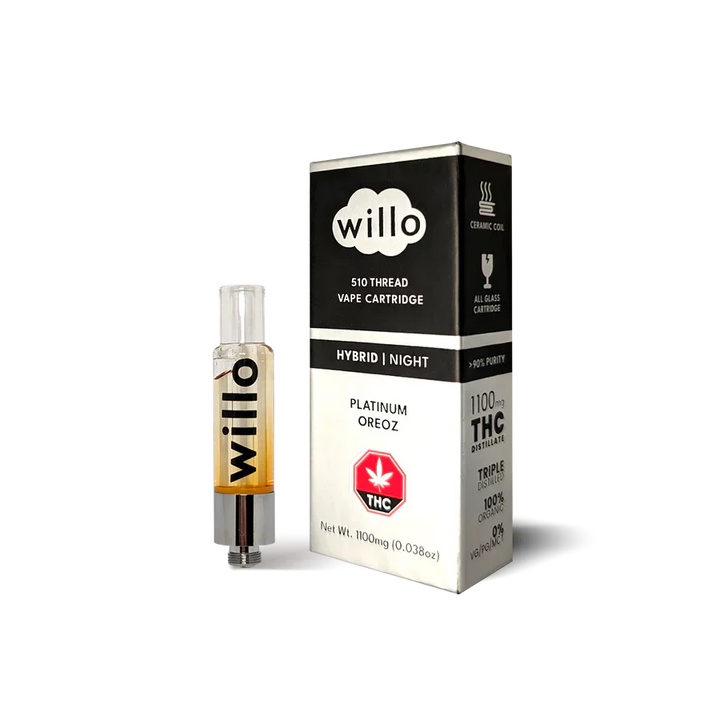 WILLO THC 510 VAPE CART | 1100MG