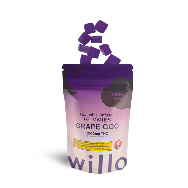 GOMMES JOUR ET NUIT AU THC WILLO | ALIMENTS 1000MG 