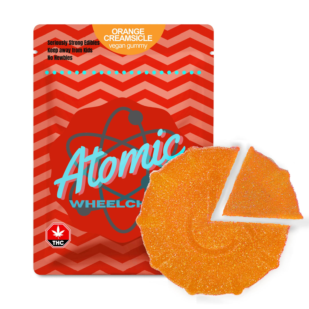 GOMMES VÉGÉTALES AU THC POUR FAUTEUIL ROULANT ATOMIC | 5000 MG DE PRODUITS COMESTIBLES 