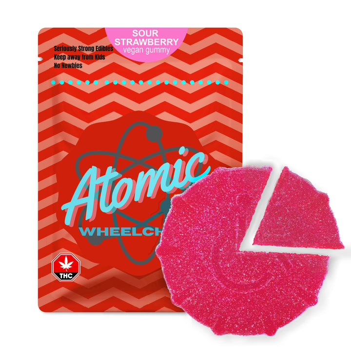 GOMMES VÉGÉTALES AU THC POUR FAUTEUIL ROULANT ATOMIC | 5000 MG DE PRODUITS COMESTIBLES 