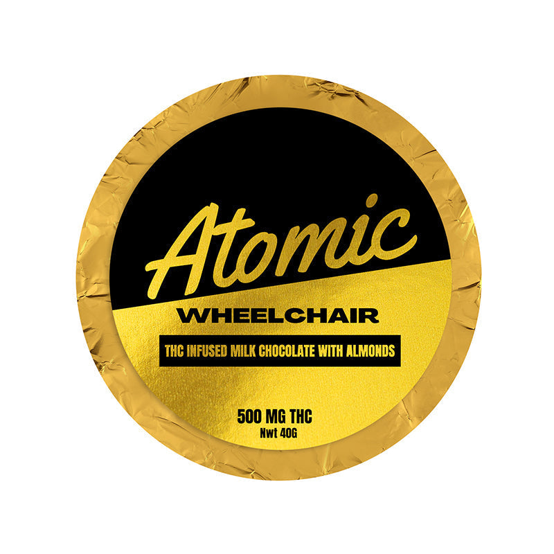 ATOMIC WHEELCHAIR THC ALMOND & CHOCOATE | 500MG EDIBLES