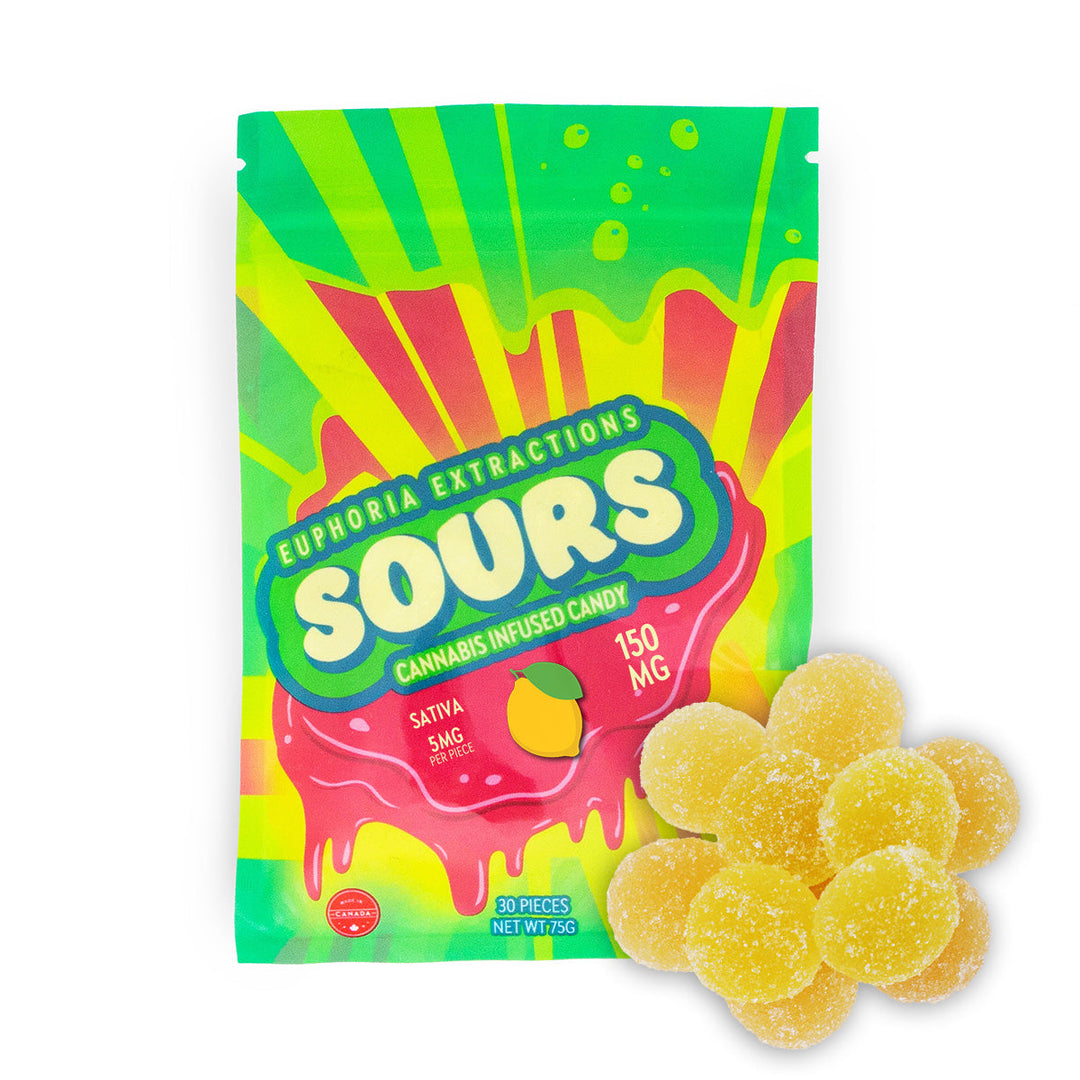 EUPHORIA EXTRACTIONS THC SOUR GUMMIES | 150MG EDIBLES