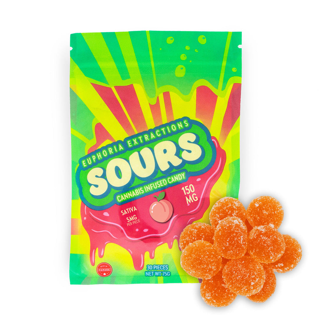 EUPHORIA EXTRACTIONS THC SOUR GUMMIES | 150MG EDIBLES