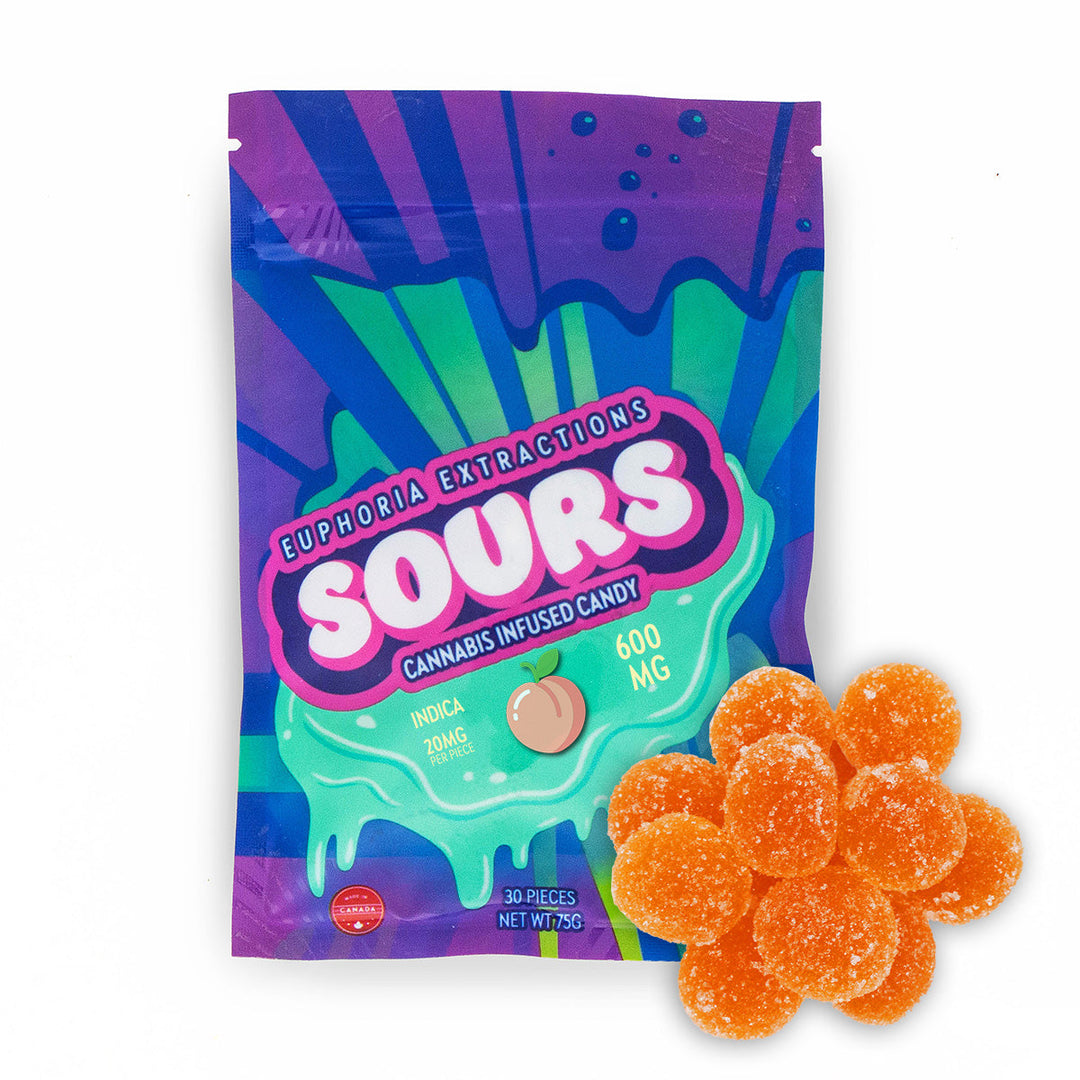 EUPHORIA EXTRACTIONS THC SOUR GUMMIES | 600MG EDIBLES