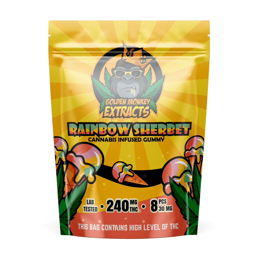 GOLDEN MONKEY EXTRACTS THC GUMMIES | 240MG EDIBLES