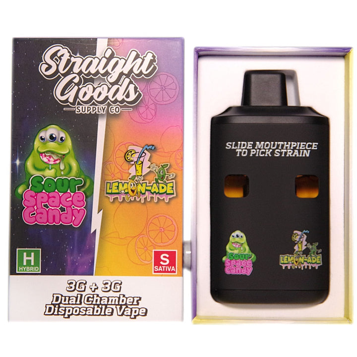 STRAIGHT GOODS SUPPLY CO THC DUAL DISPOSABLE VAPE PEN | 6G