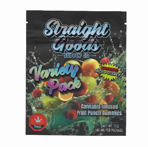 STRAIGHT GOODS THC GUMMIES | 500MG EDIBLES