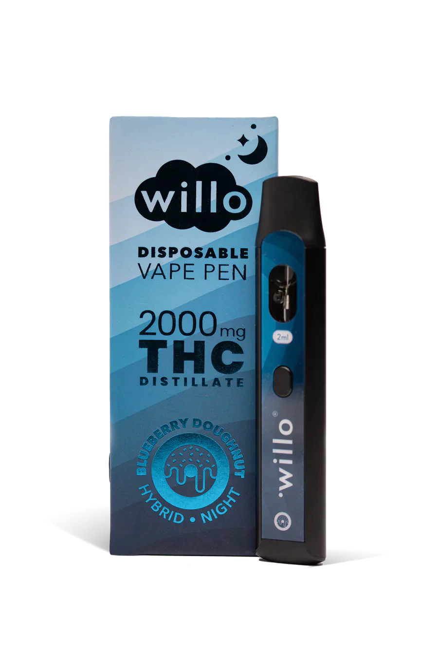 WILLO THC DISPOSABLE VAPE PEN | 2000MG