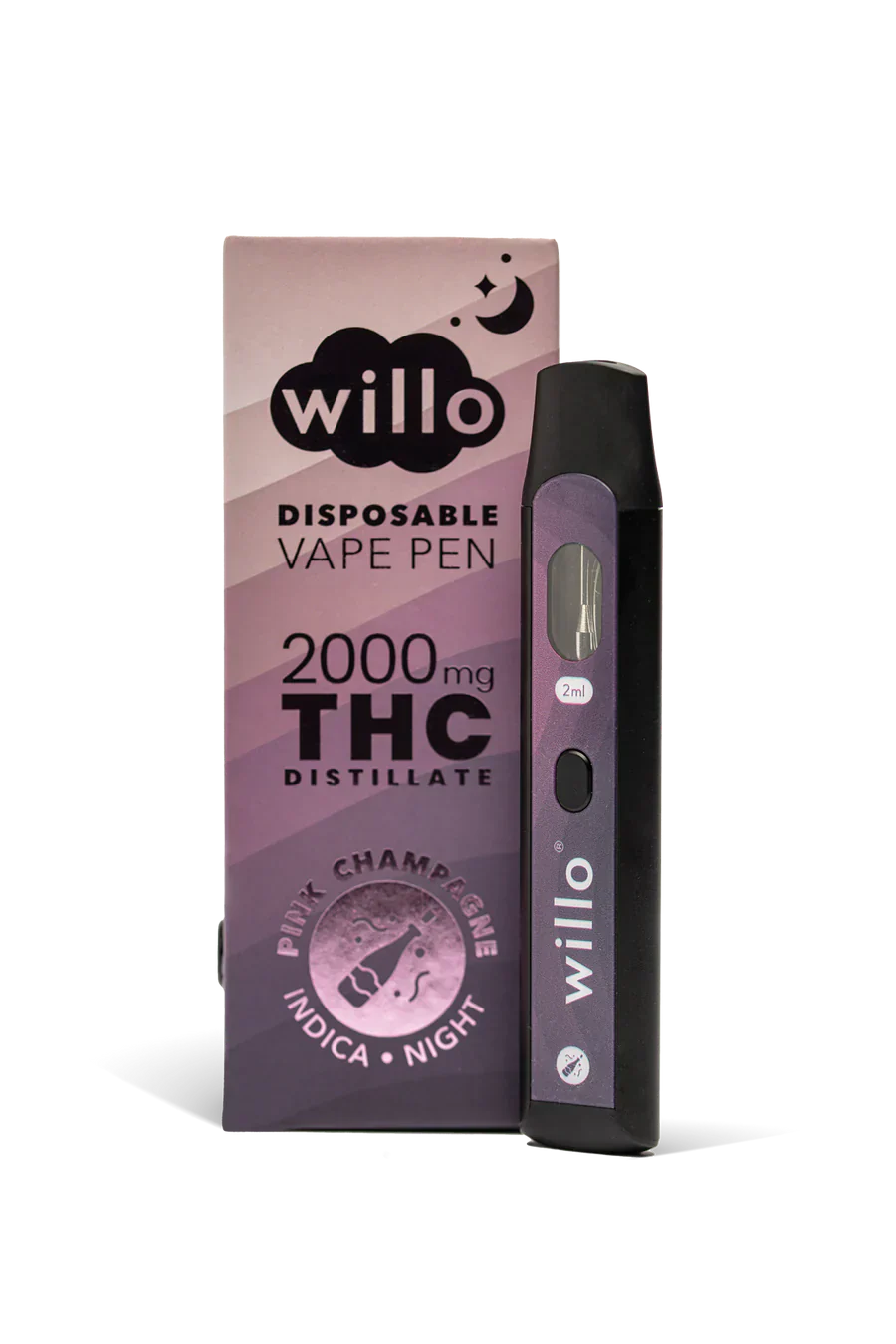 WILLO THC DISPOSABLE VAPE PEN | 2000MG