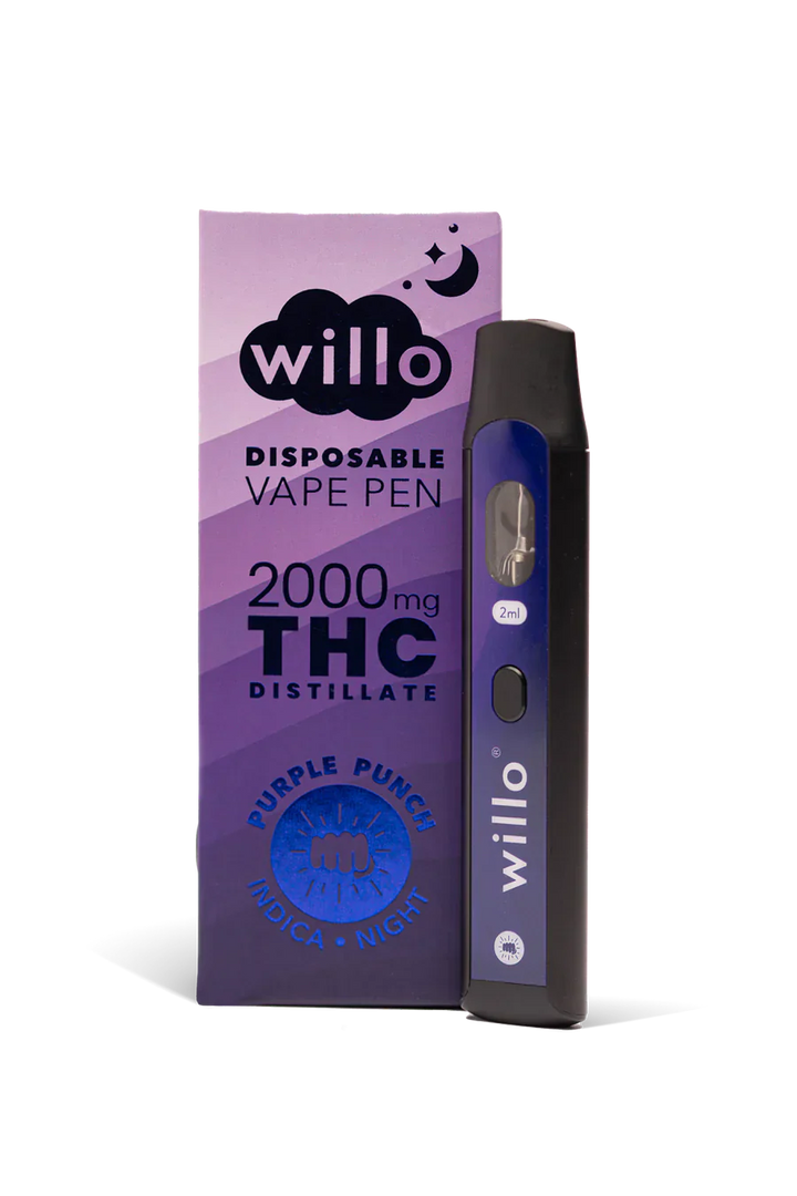 WILLO THC DISPOSABLE VAPE PEN | 2000MG